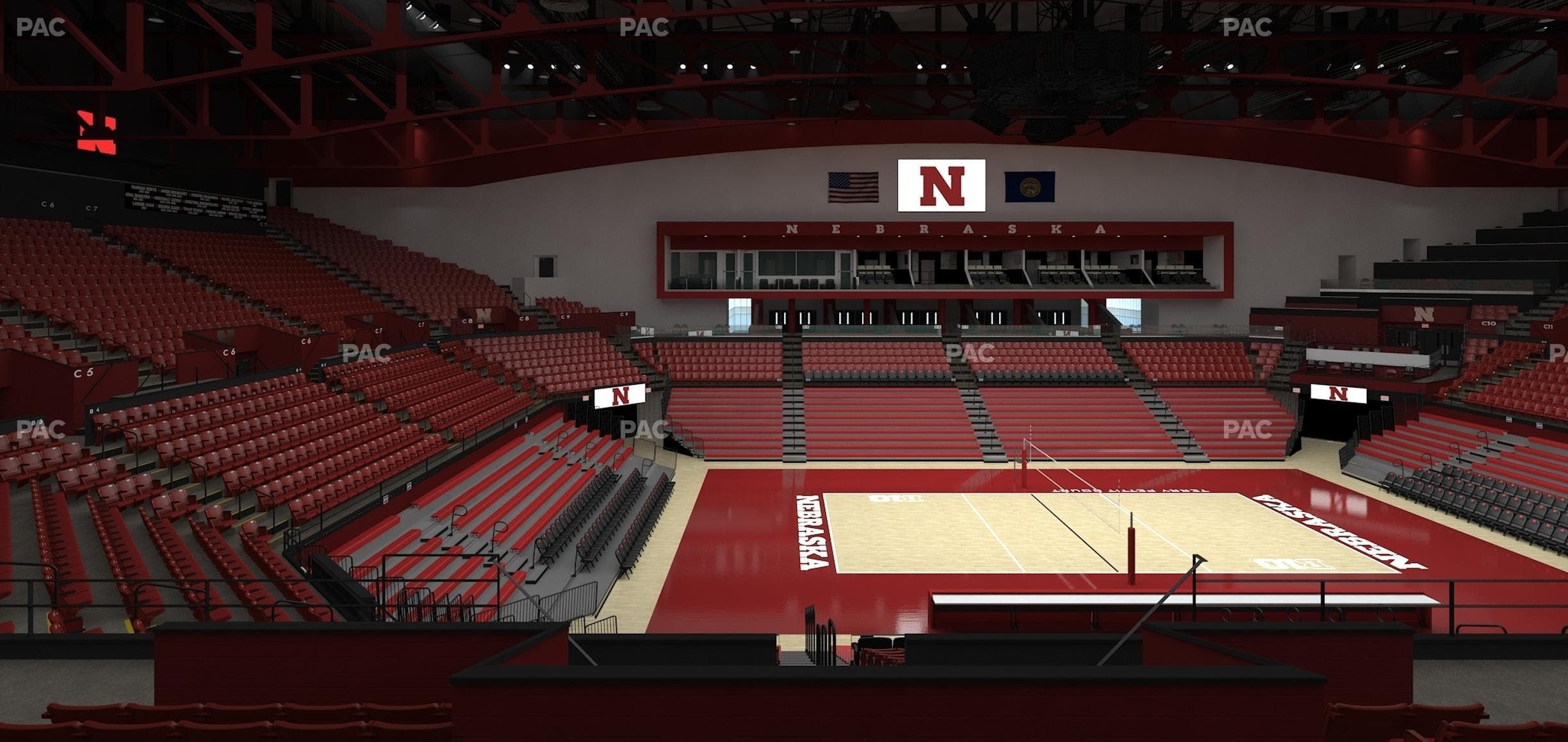 Bob Devaney Sports Center - Section C 1 Seat View