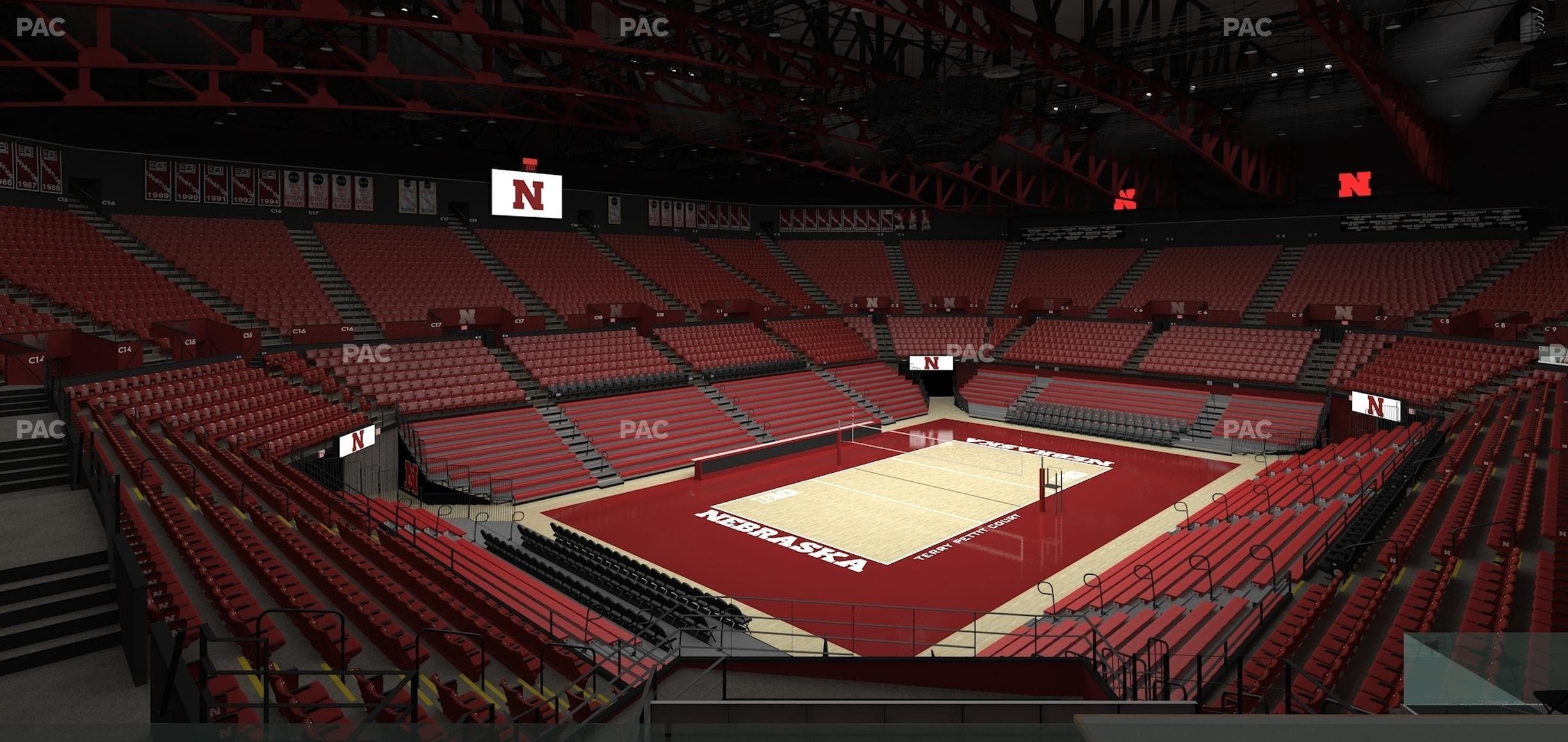 Bob Devaney Sports Center - Section C 10 Seat View