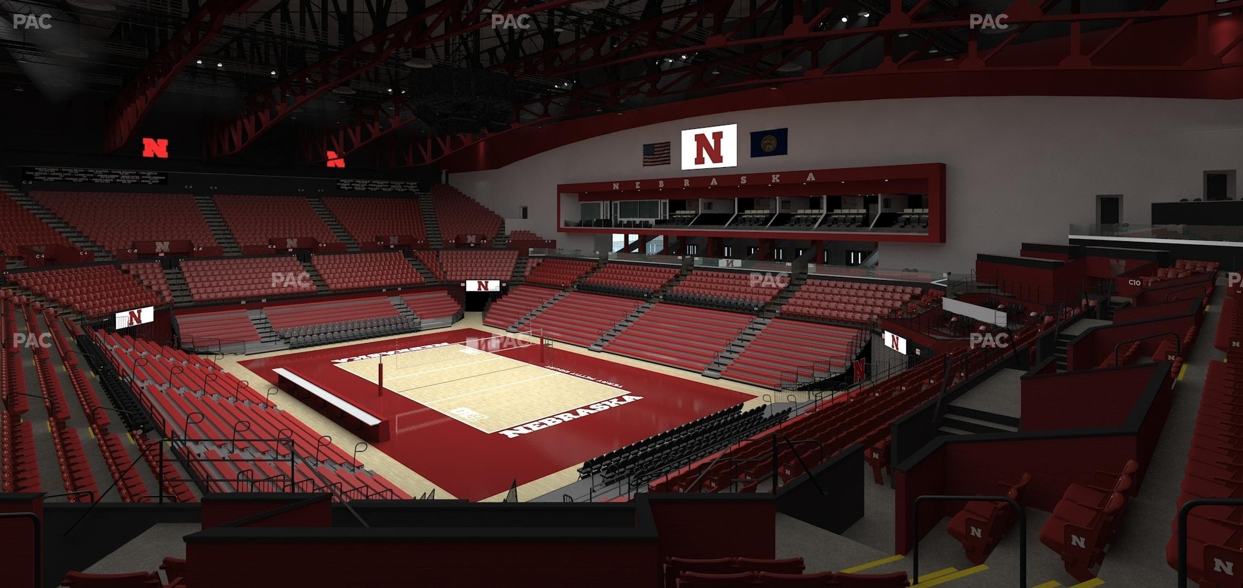 Bob Devaney Sports Center - Section C 14 Seat View