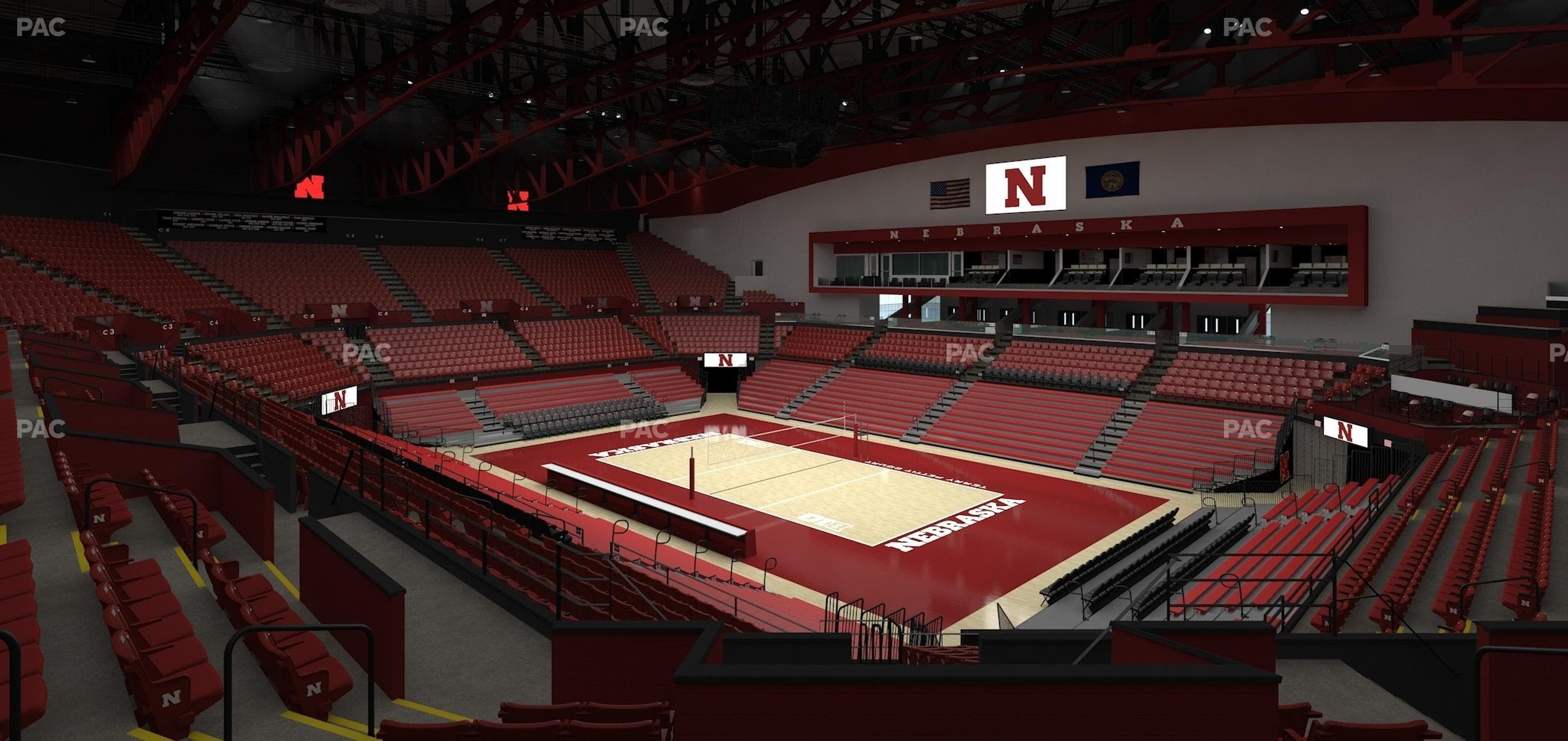 Bob Devaney Sports Center - Section C 15 Seat View