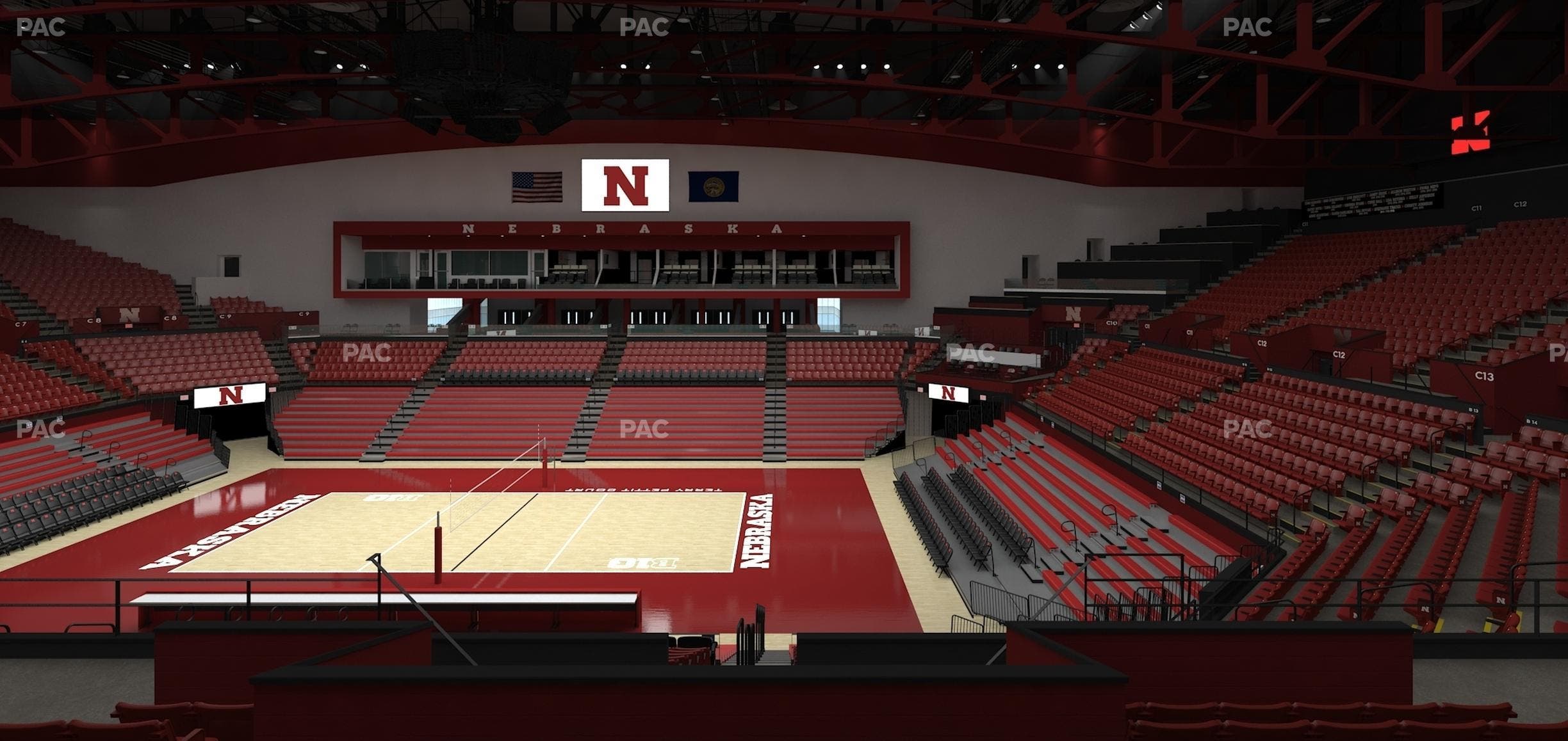 Bob Devaney Sports Center - Section C 17 Seat View