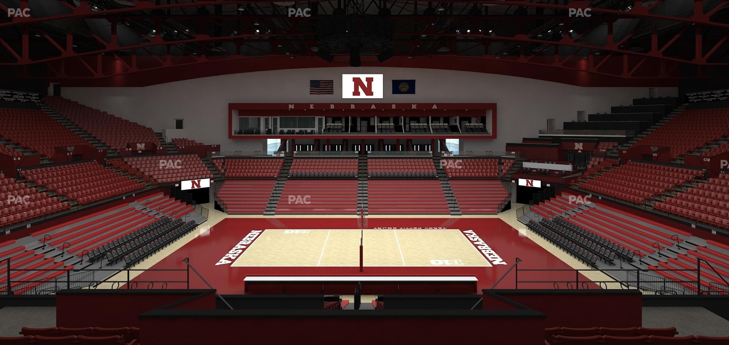 Bob Devaney Sports Center - Section C 18 Seat View