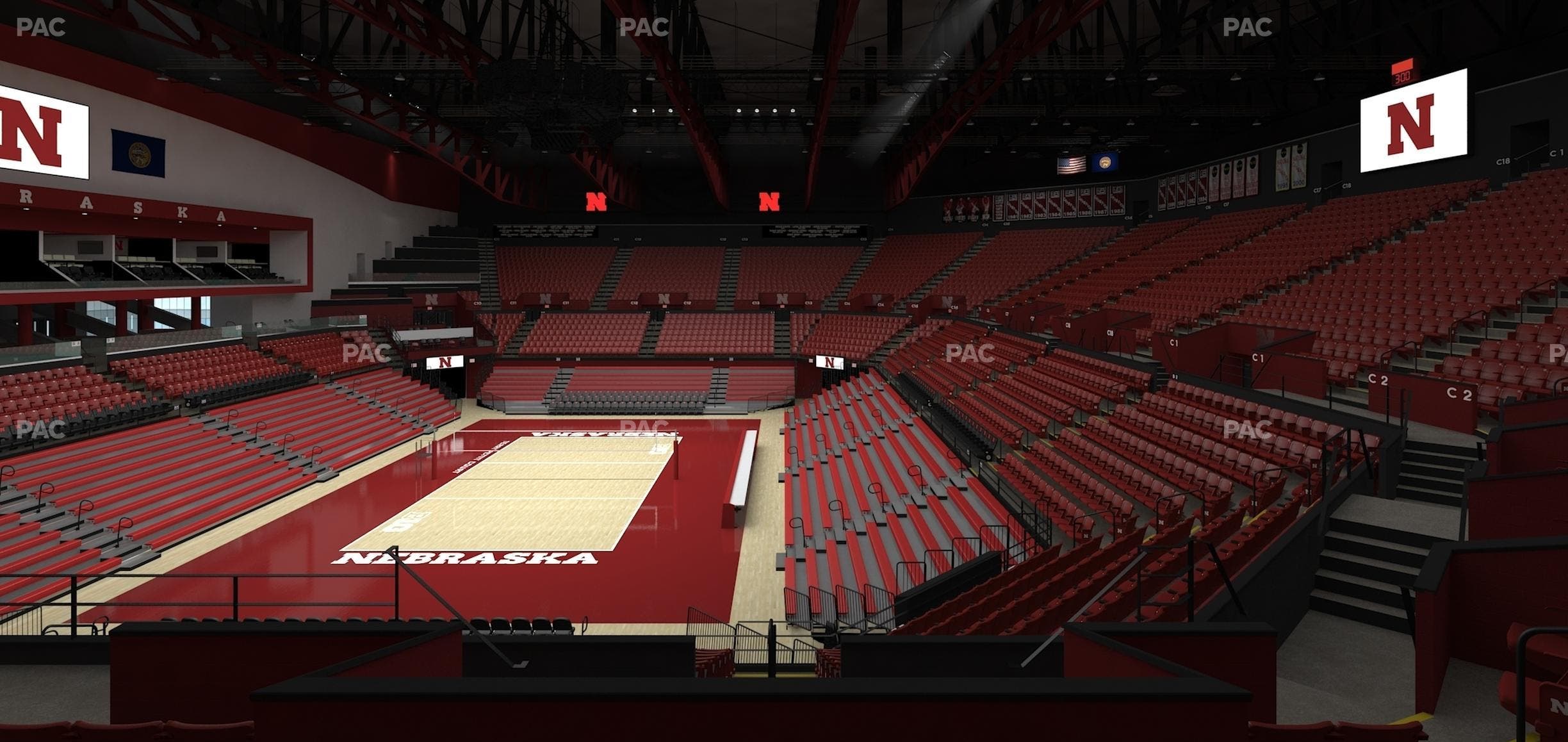 Bob Devaney Sports Center - Section C 5 Seat View