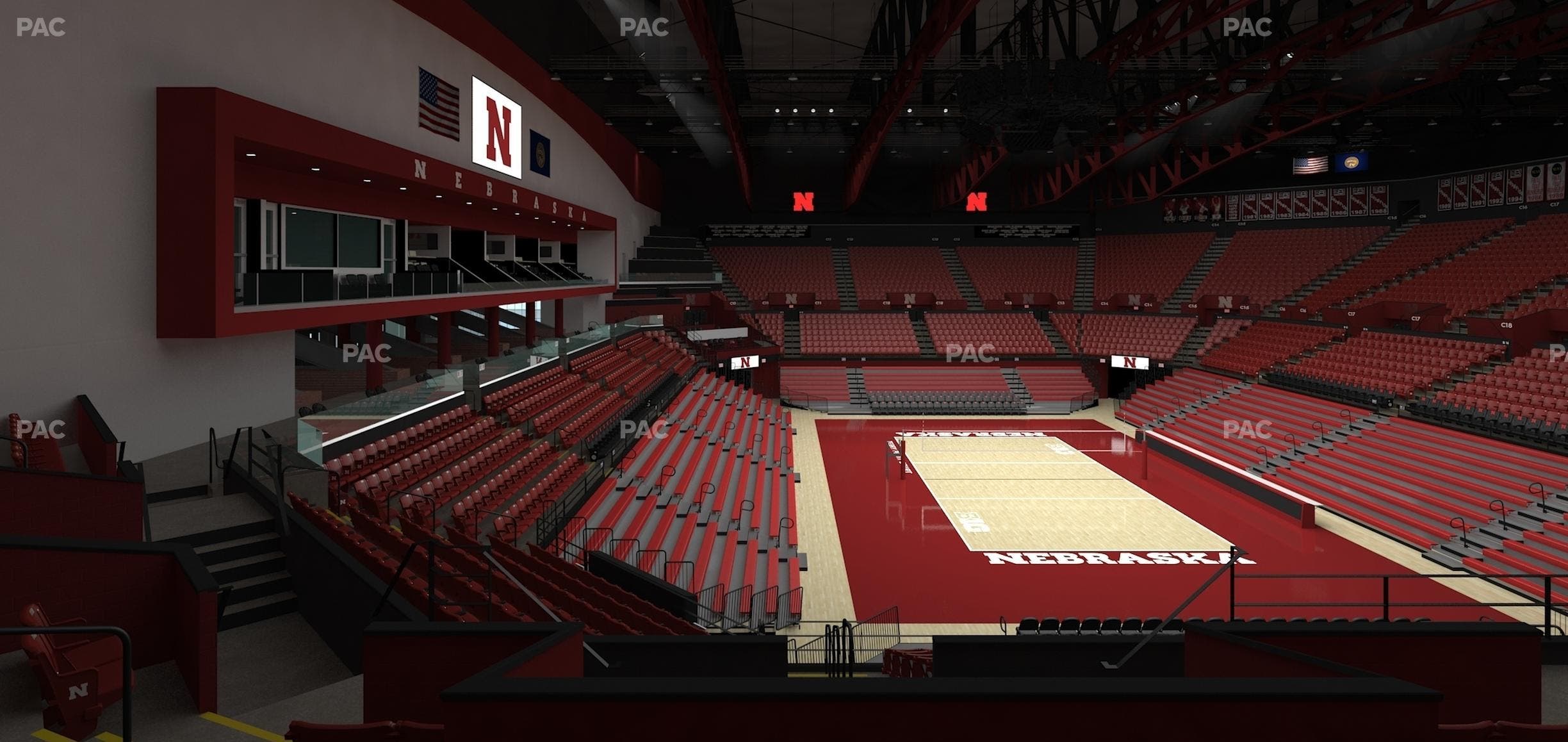 Bob Devaney Sports Center - Section C 7 Seat View