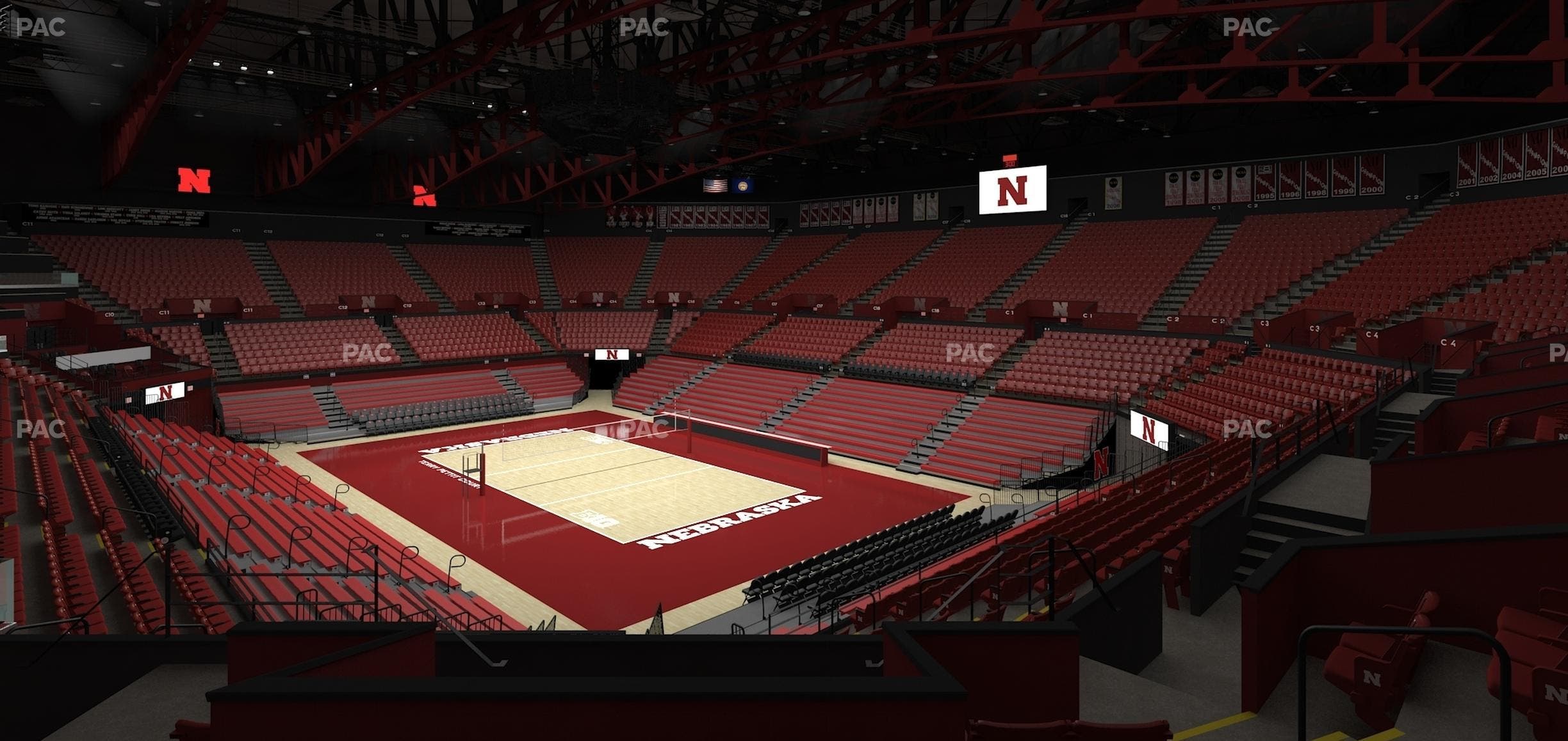 Bob Devaney Sports Center - Section C 8 Seat View