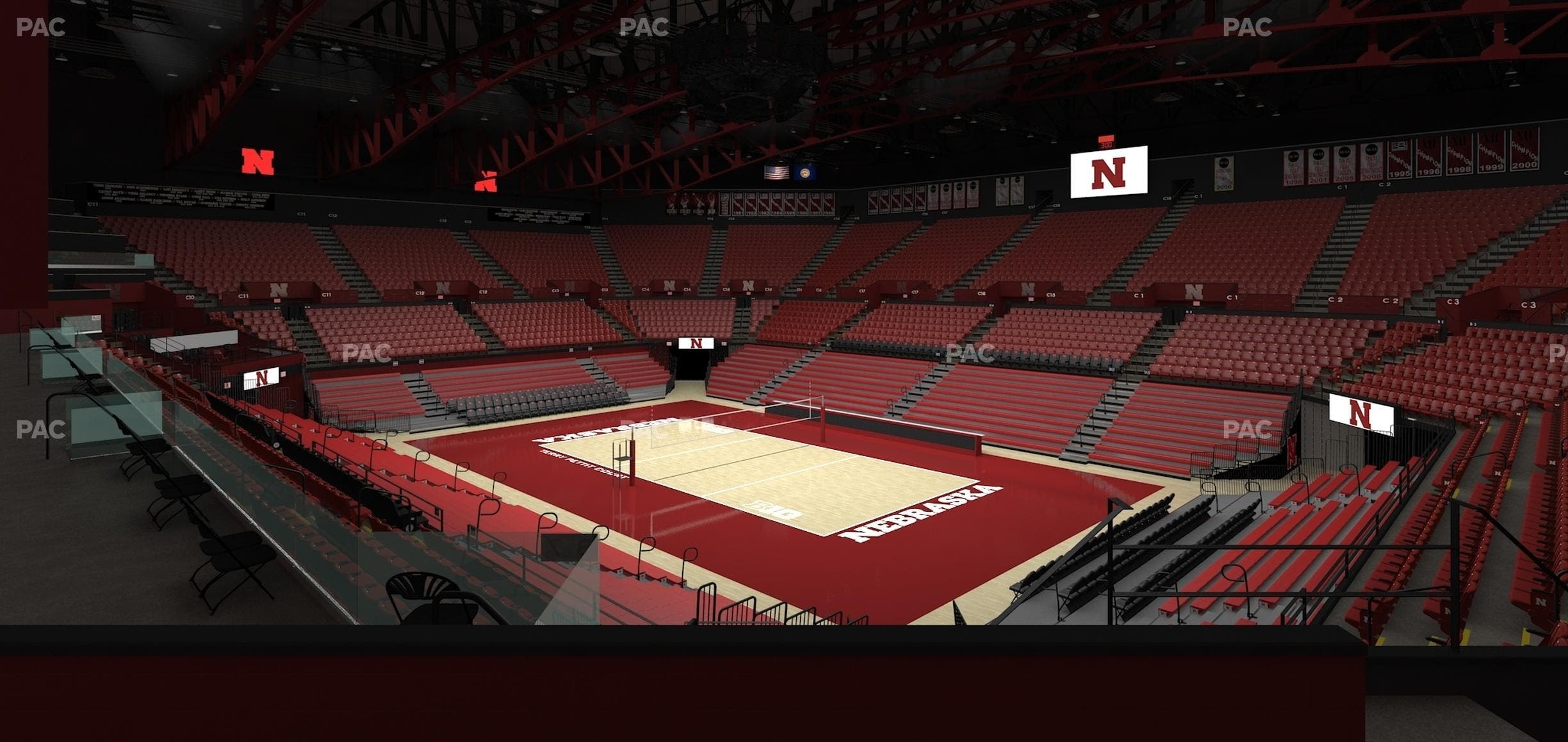 Bob Devaney Sports Center - Section C 9 Seat View