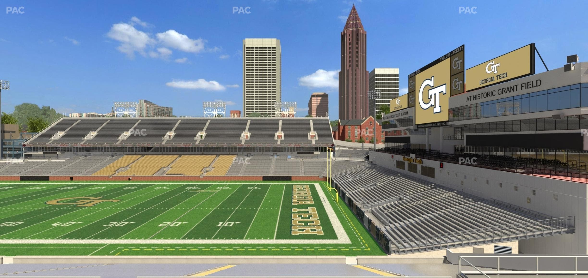 Bobby Dodd Stadium - Section 102 Seat View