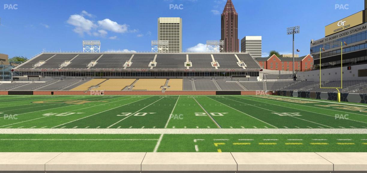 Bobby Dodd Stadium - Section 104 Seat View