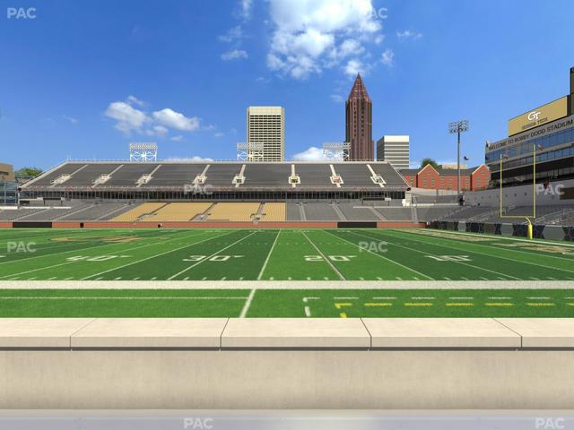 Bobby Dodd Stadium - Section 104 Seat View
