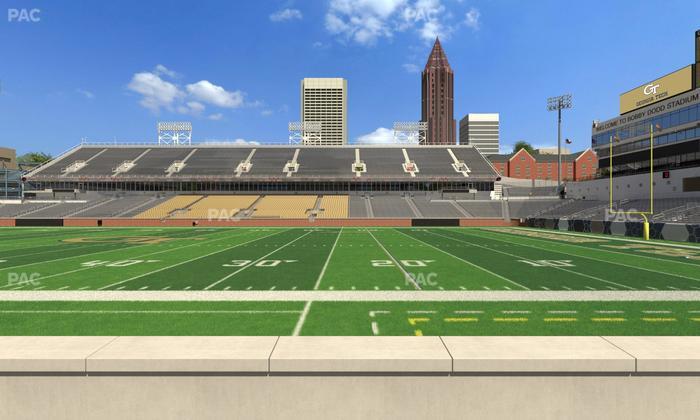 Bobby Dodd Stadium - Section 104 Seat View