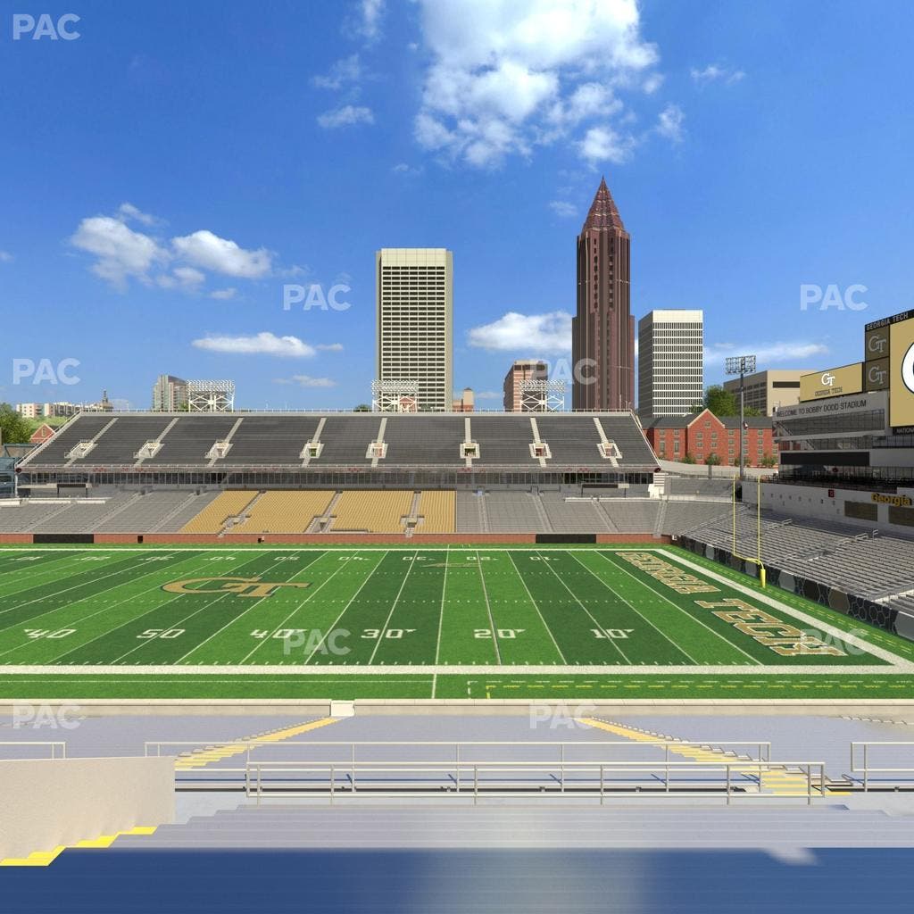 Bobby Dodd Stadium - Section 104 Seat View