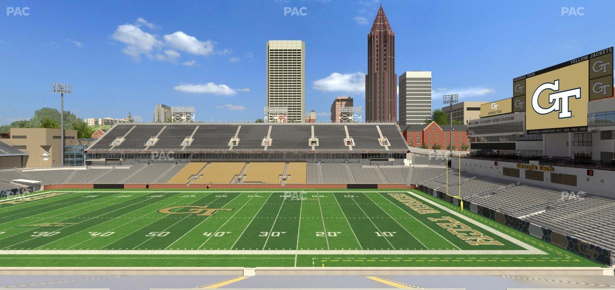 Bobby Dodd Stadium - Section 104 Seat View