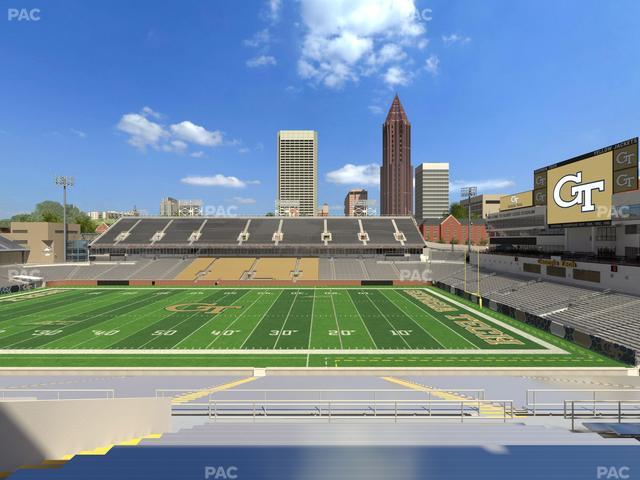 Bobby Dodd Stadium - Section 104 Seat View