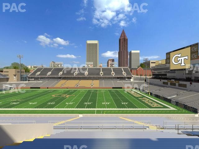 Bobby Dodd Stadium - Section 104 Seat View