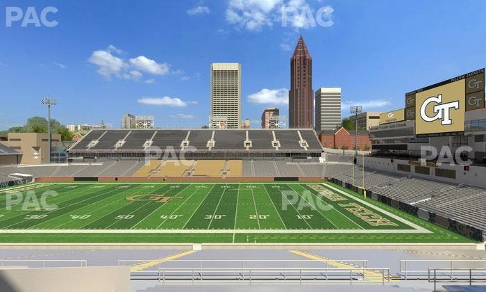 Bobby Dodd Stadium - Section 104 Seat View