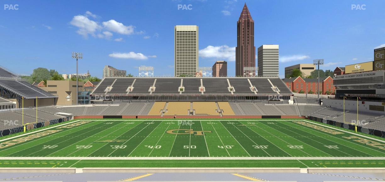 Bobby Dodd Stadium - Section 106 Seat View