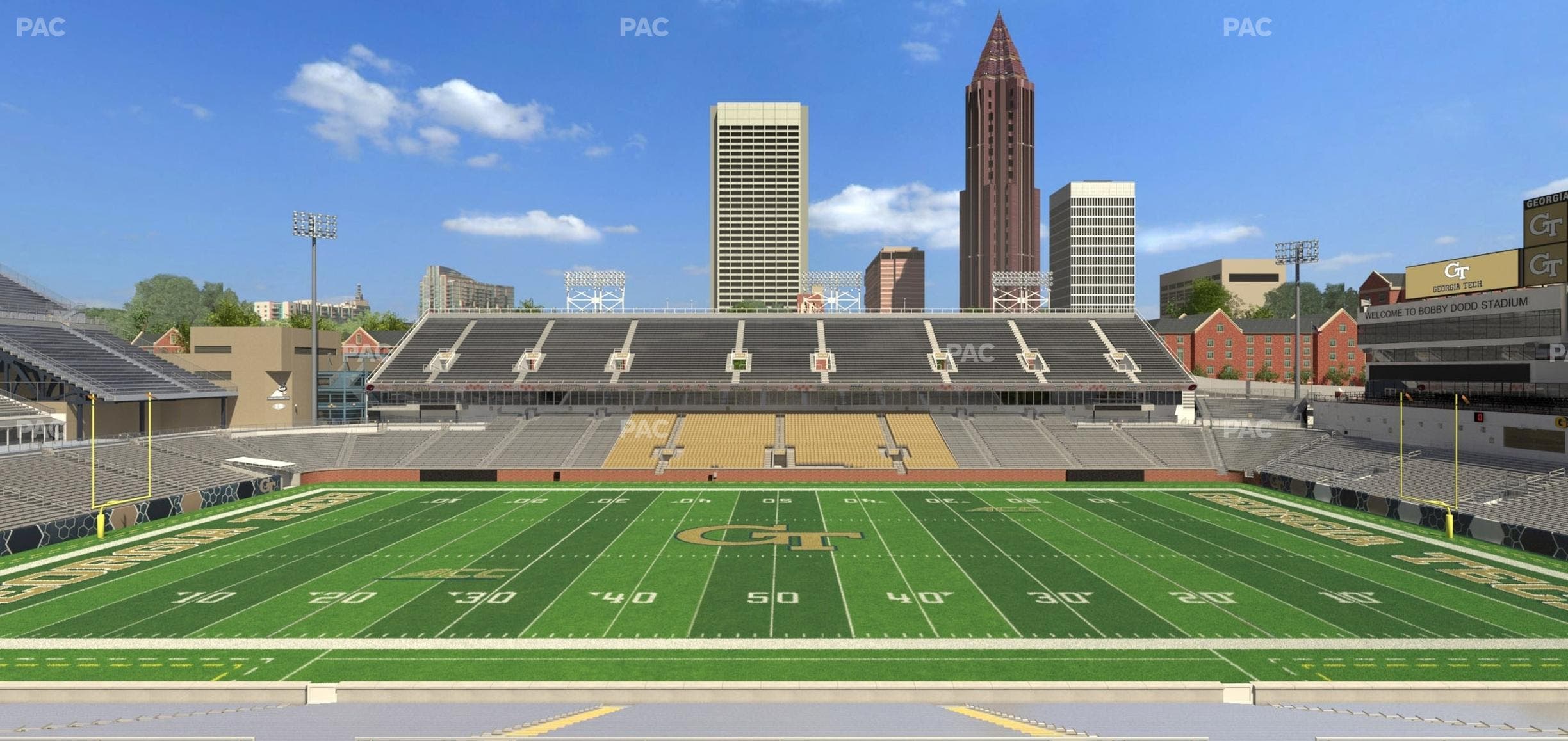 Bobby Dodd Stadium - Section 106 Seat View