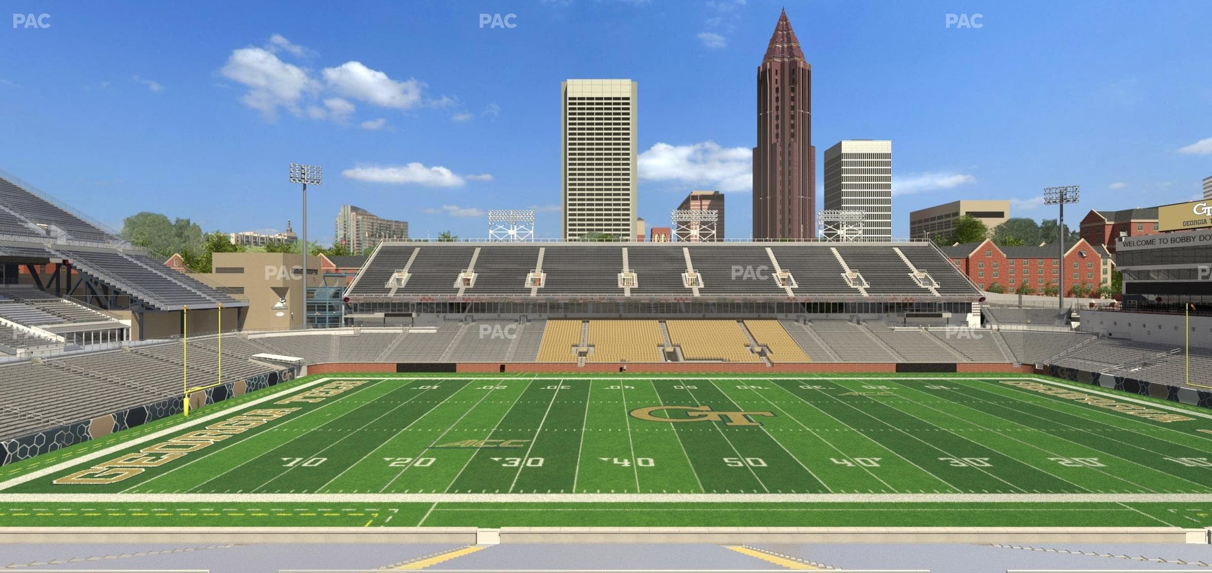 Bobby Dodd Stadium - Section 107 Seat View