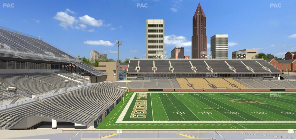 Bobby Dodd Stadium - Section 110 Seat View