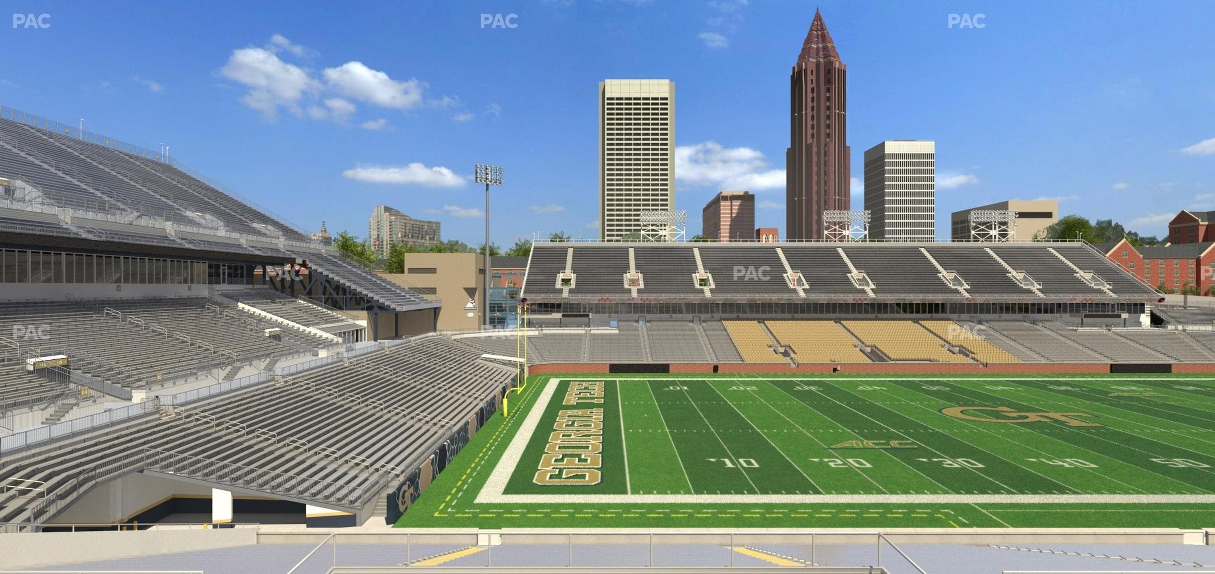 Bobby Dodd Stadium - Section 110 Seat View