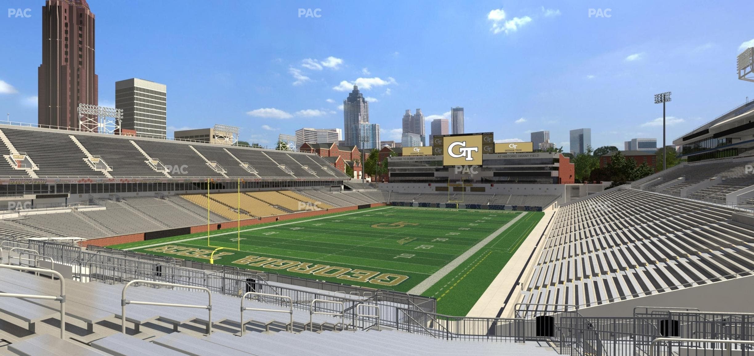 Bobby Dodd Stadium - Section 113 Upper Seat View