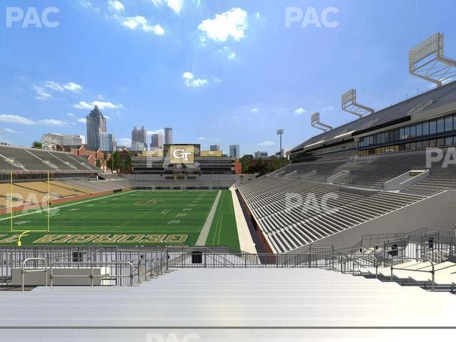 Bobby Dodd Stadium - Section 114 Lower Seat View