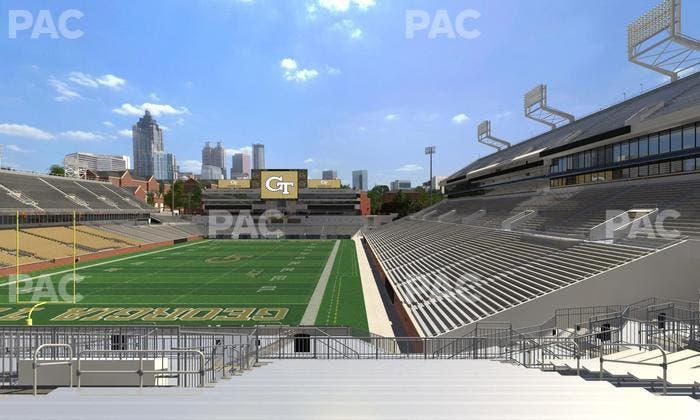 Bobby Dodd Stadium - Section 114 Lower Seat View