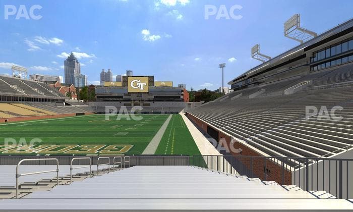 Bobby Dodd Stadium - Section 114 Upper Seat View