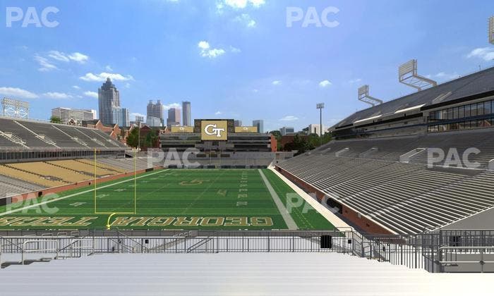Bobby Dodd Stadium - Section 115 Lower Seat View