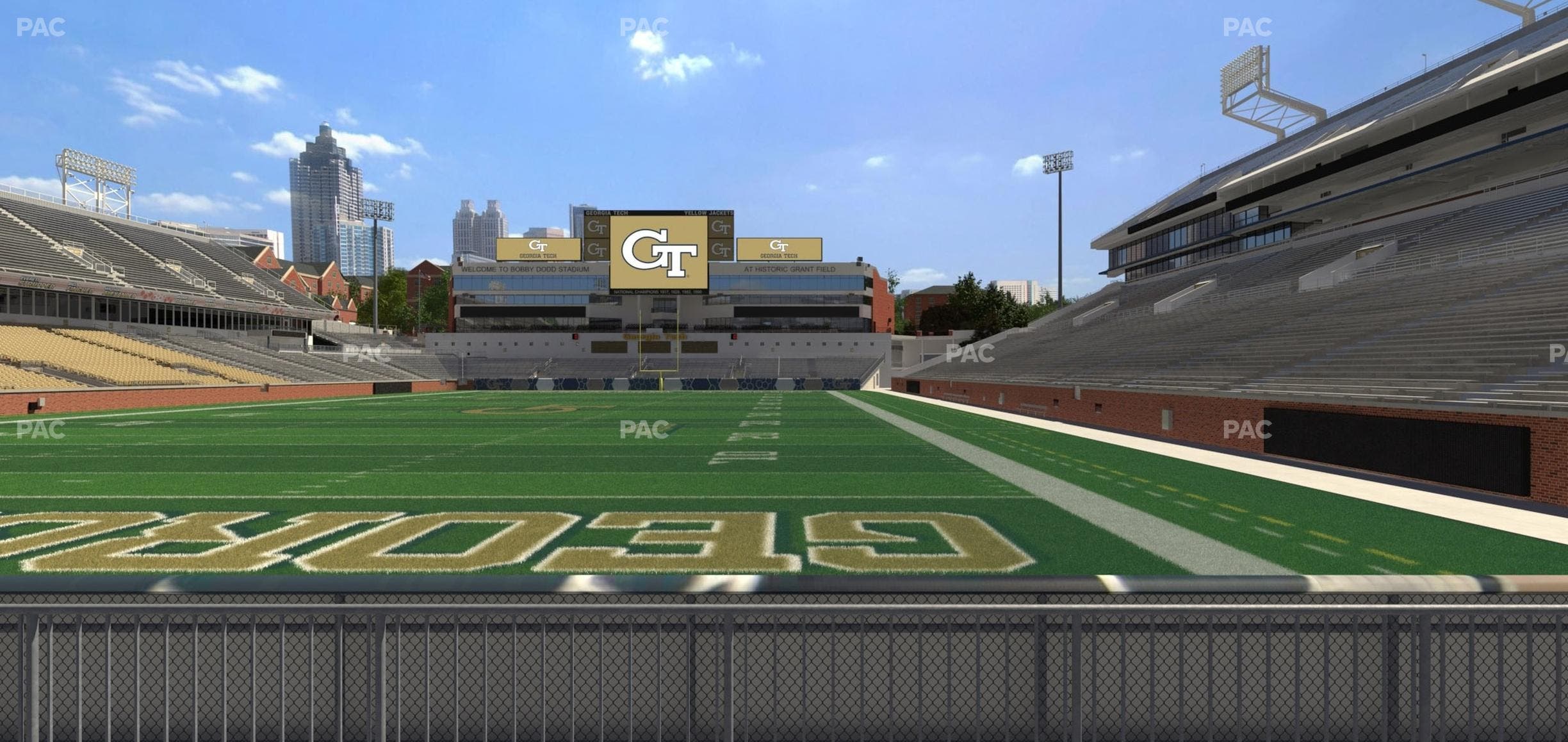 Bobby Dodd Stadium - Section 115 Upper Seat View