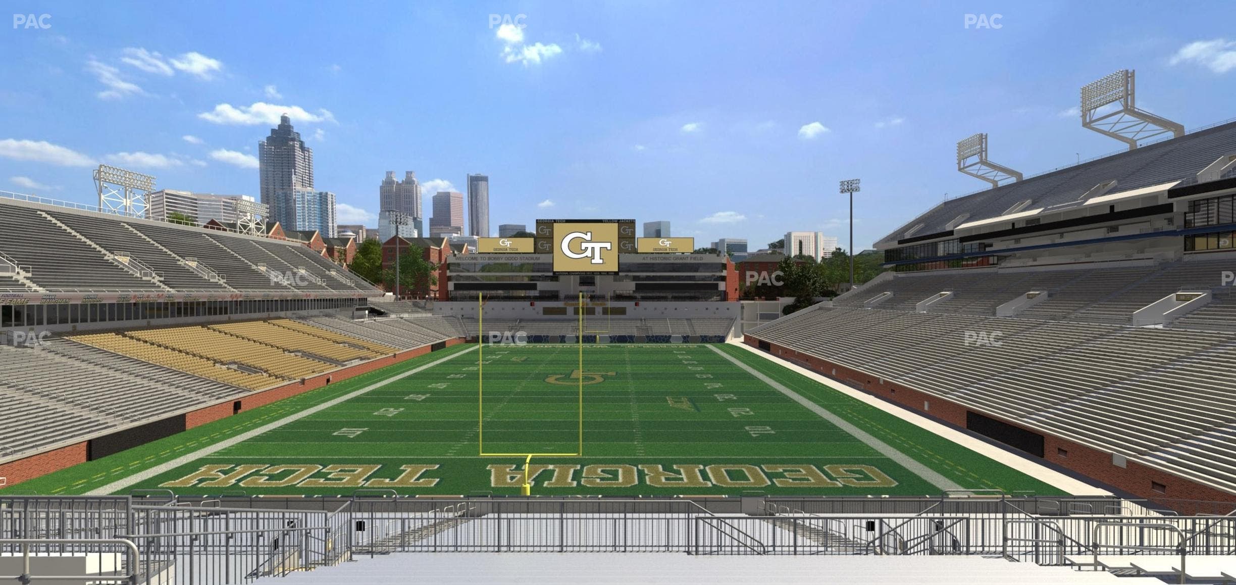 Bobby Dodd Stadium - Section 116 Lower Seat View