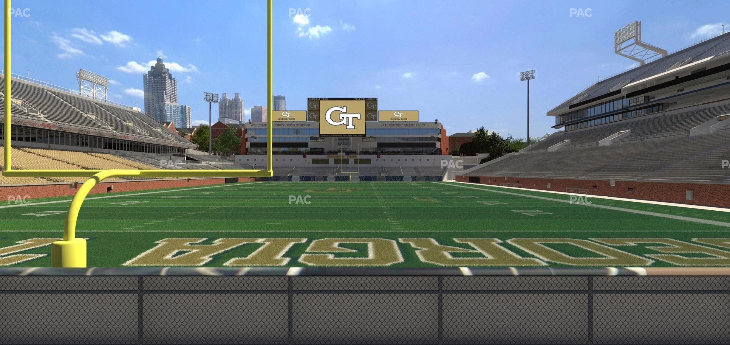 Bobby Dodd Stadium - Section 116 Upper Seat View