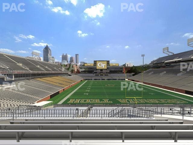 Bobby Dodd Stadium - Section 117 Lower Seat View