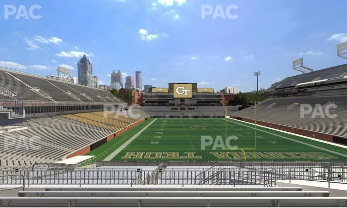Bobby Dodd Stadium - Section 117 Lower Seat View