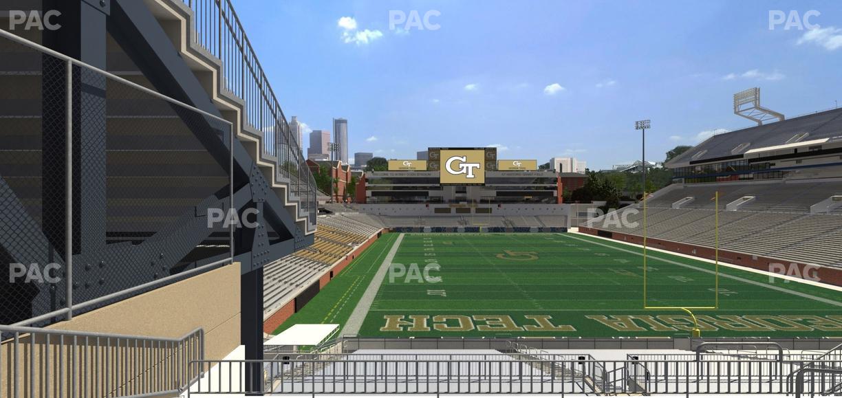 Bobby Dodd Stadium - Section 118 Upper Seat View
