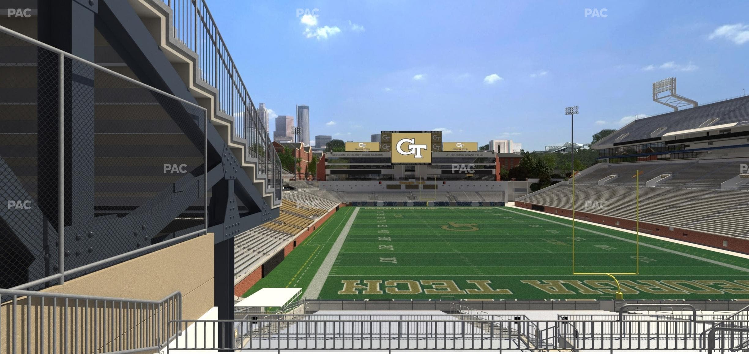 Bobby Dodd Stadium - Section 118 Upper Seat View
