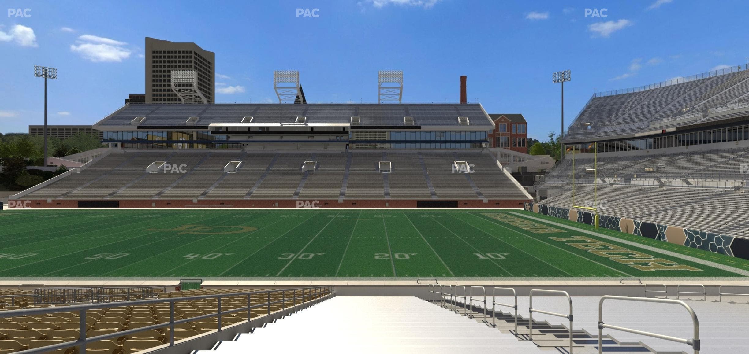 Bobby Dodd Stadium - Section 124 Seat View