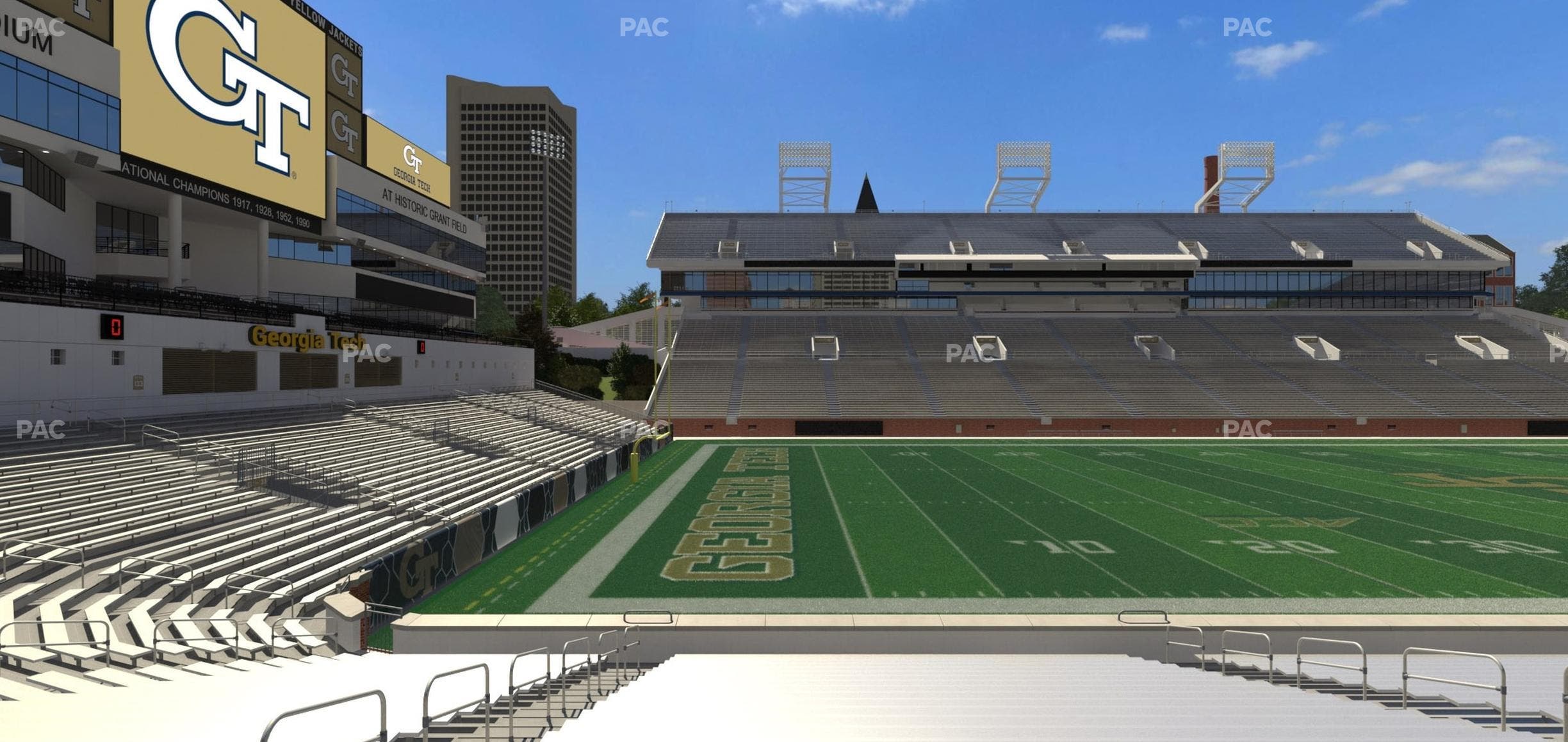 Bobby Dodd Stadium - Section 129 Seat View