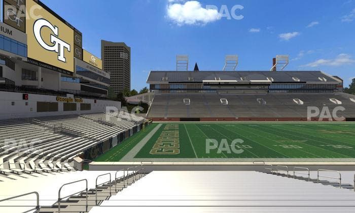 Bobby Dodd Stadium - Section 129 Seat View