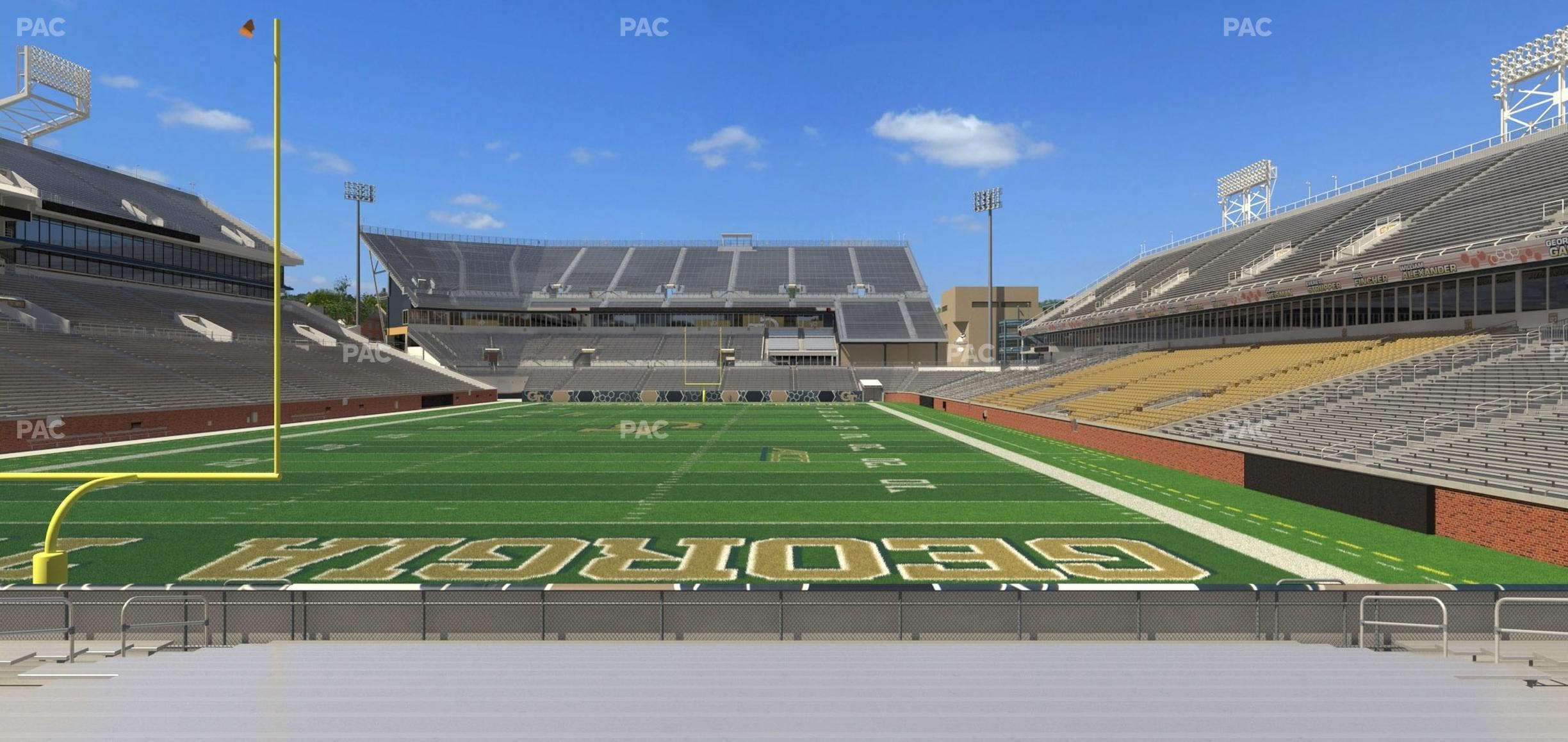 Bobby Dodd Stadium - Section 133 Seat View