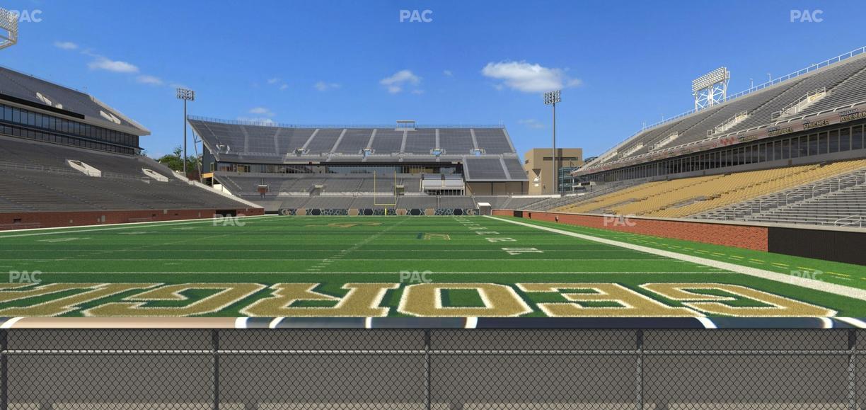 Bobby Dodd Stadium - Section 133 Seat View
