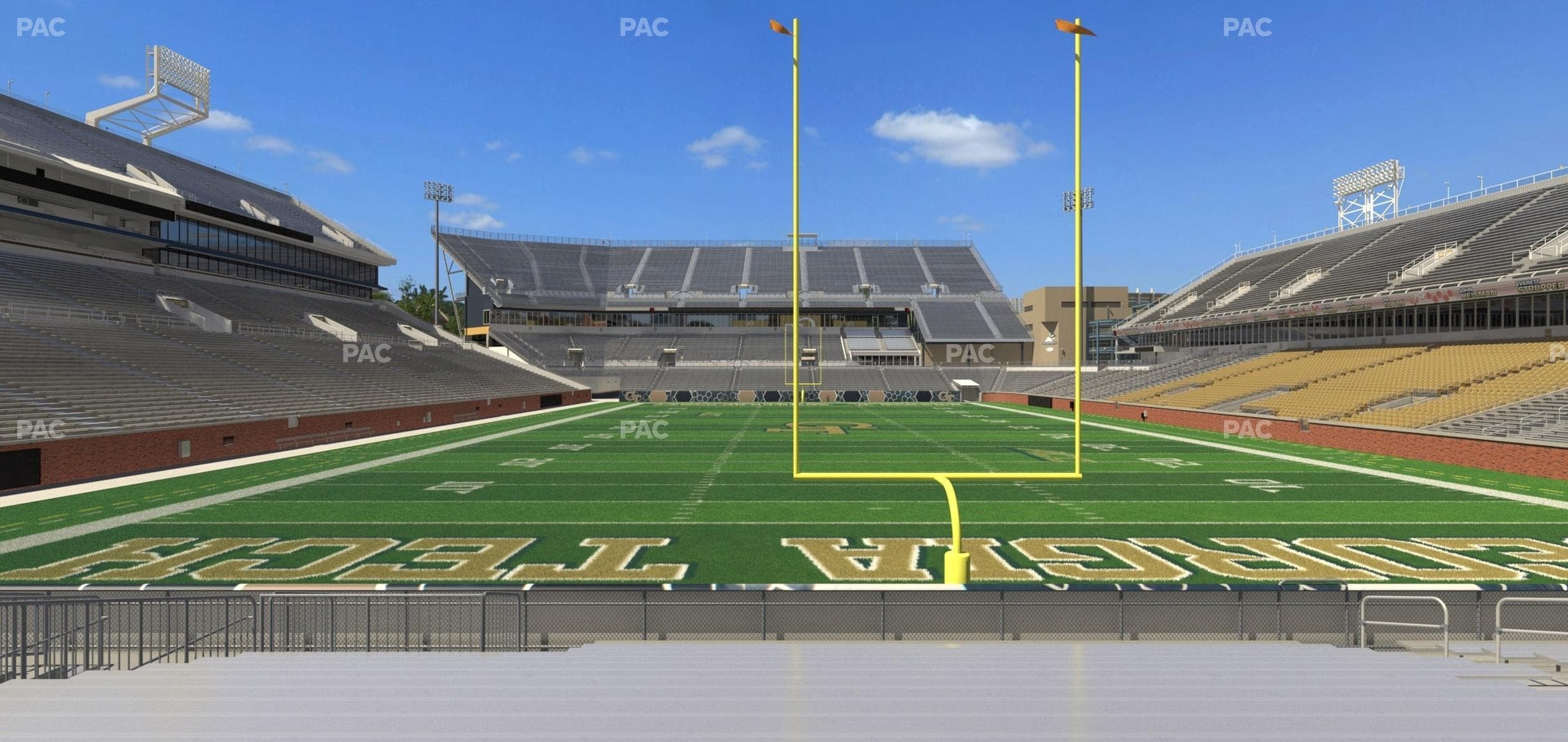 Bobby Dodd Stadium - Section 134 Seat View