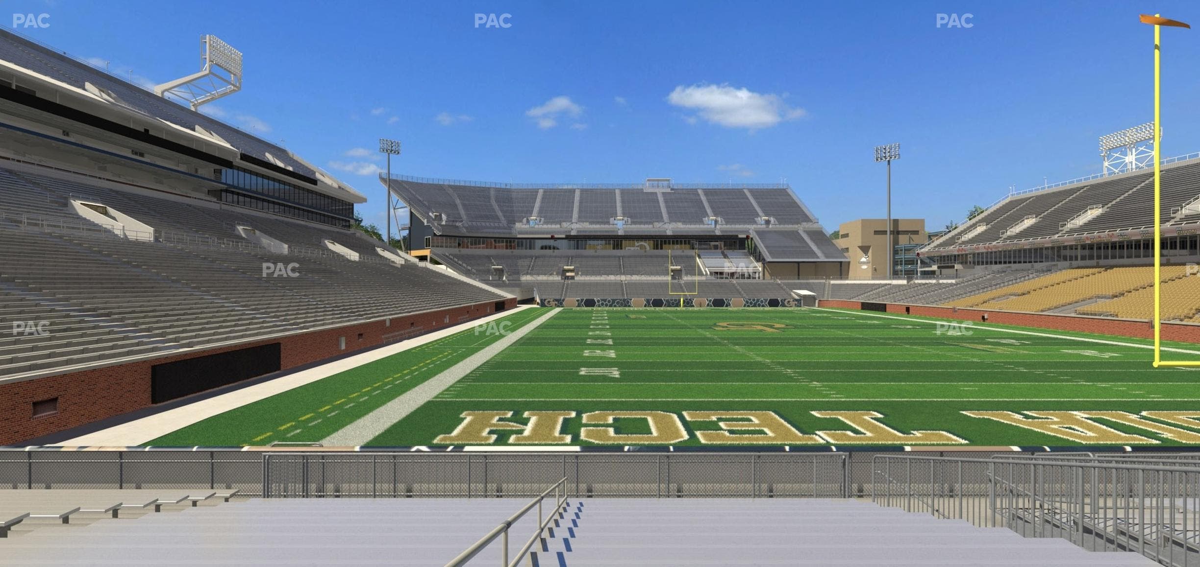 Bobby Dodd Stadium - Section 135 Seat View
