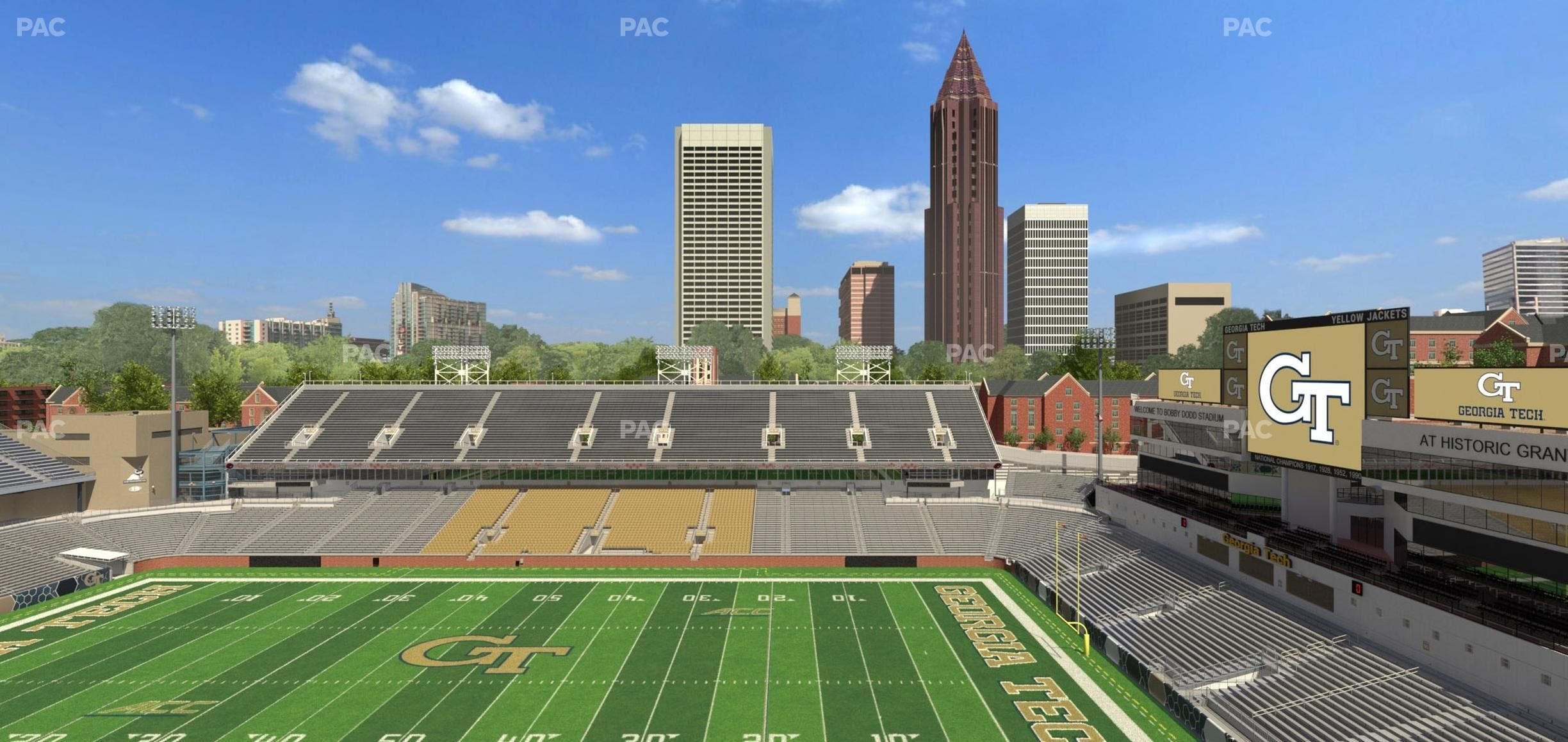 Bobby Dodd Stadium - Section 203 Lower Seat View