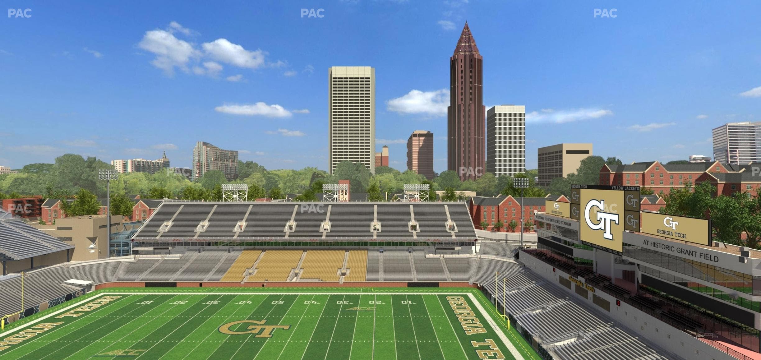 Bobby Dodd Stadium - Section 203 Upper Seat View
