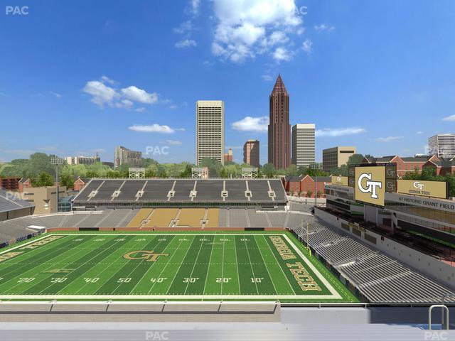 Bobby Dodd Stadium - Section 203 Upper Seat View