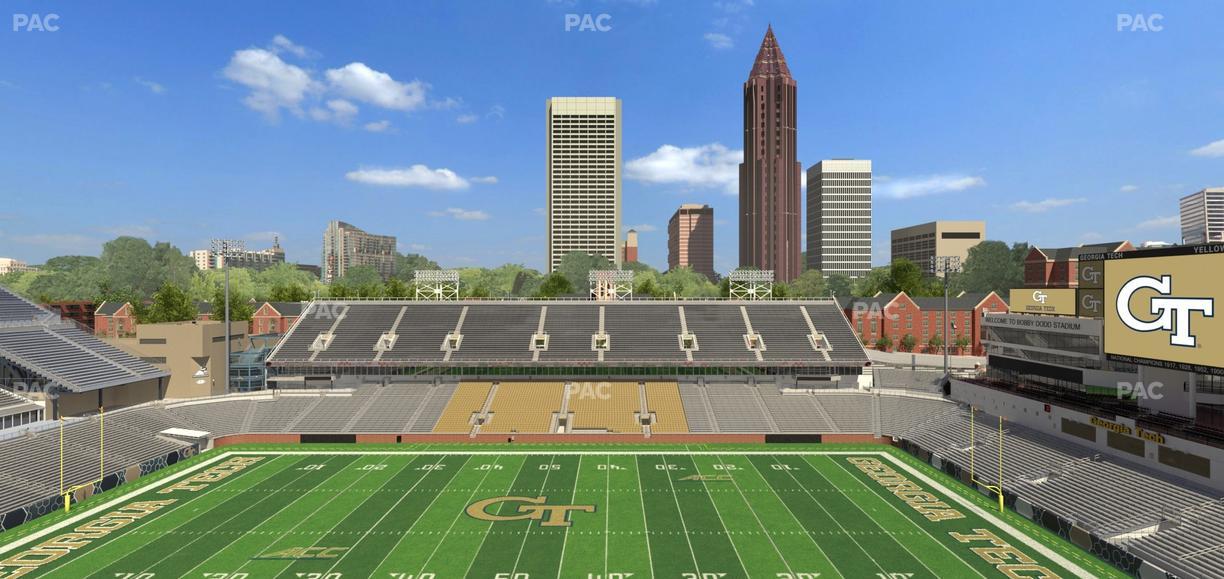 Bobby Dodd Stadium - Section 204 Lower Seat View