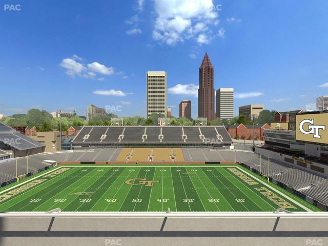 Bobby Dodd Stadium - Section 204 Lower Seat View