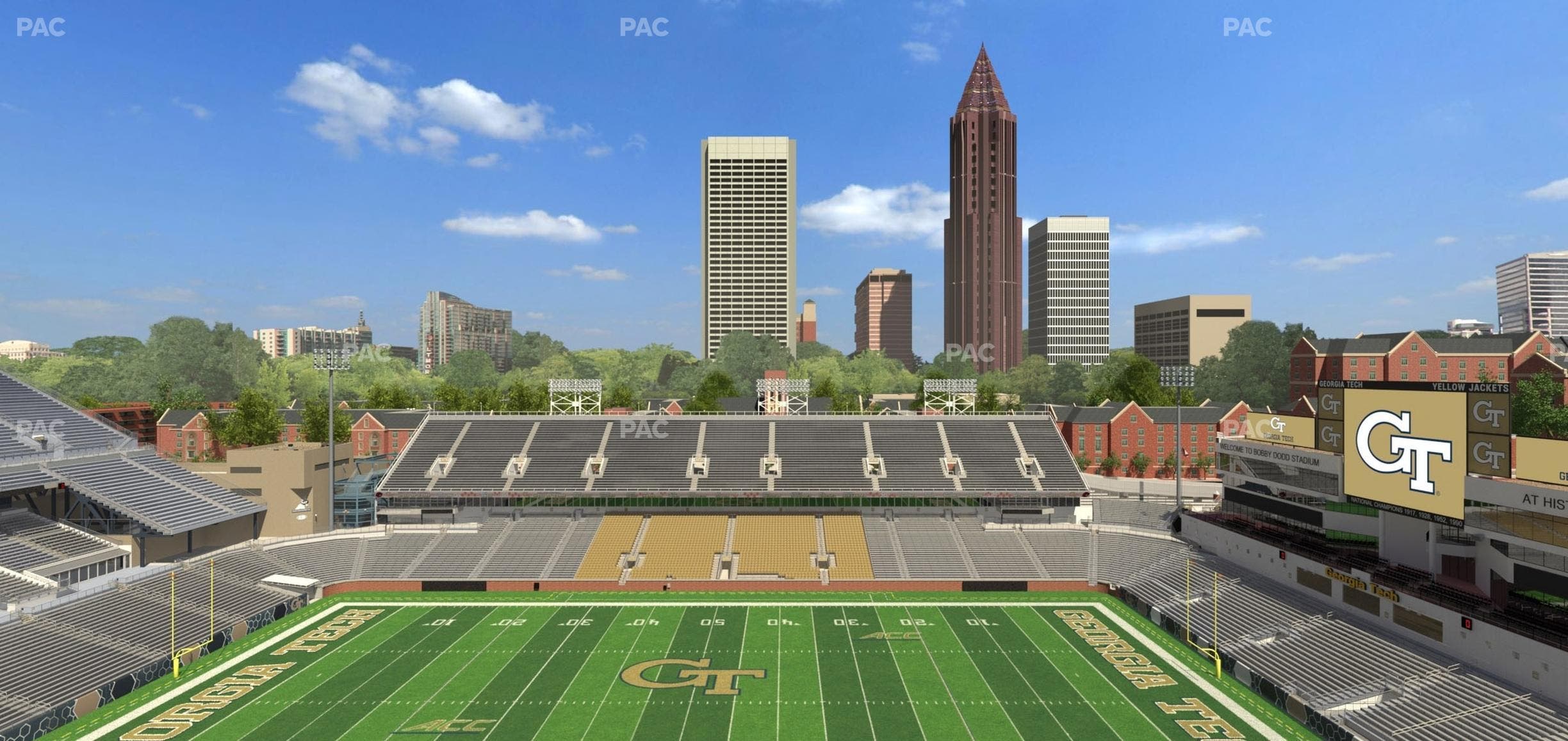 Bobby Dodd Stadium - Section 204 Upper Seat View