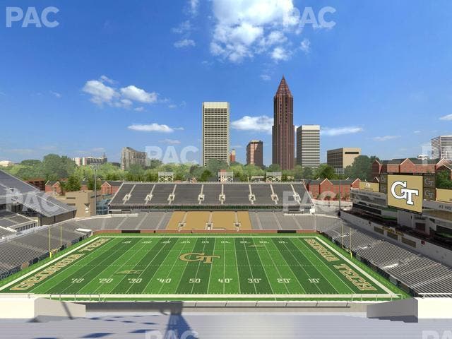 Bobby Dodd Stadium - Section 204 Upper Seat View